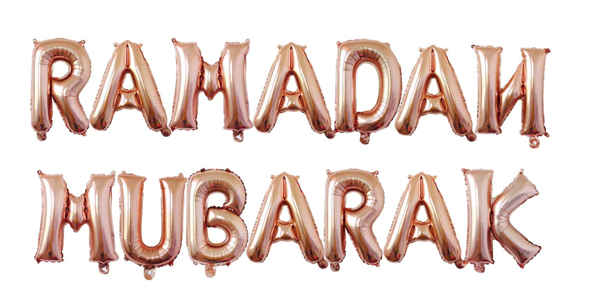 Ramadan Mubarak Balloon Banner - Days of Eid