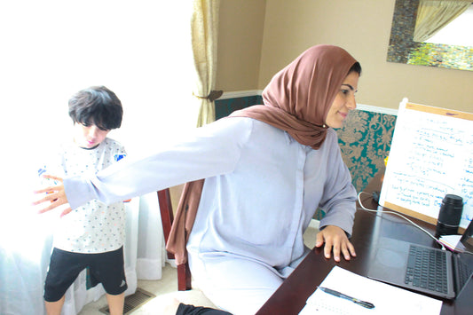 Founder Reem with her kids