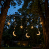 Moon & Star String Lights
