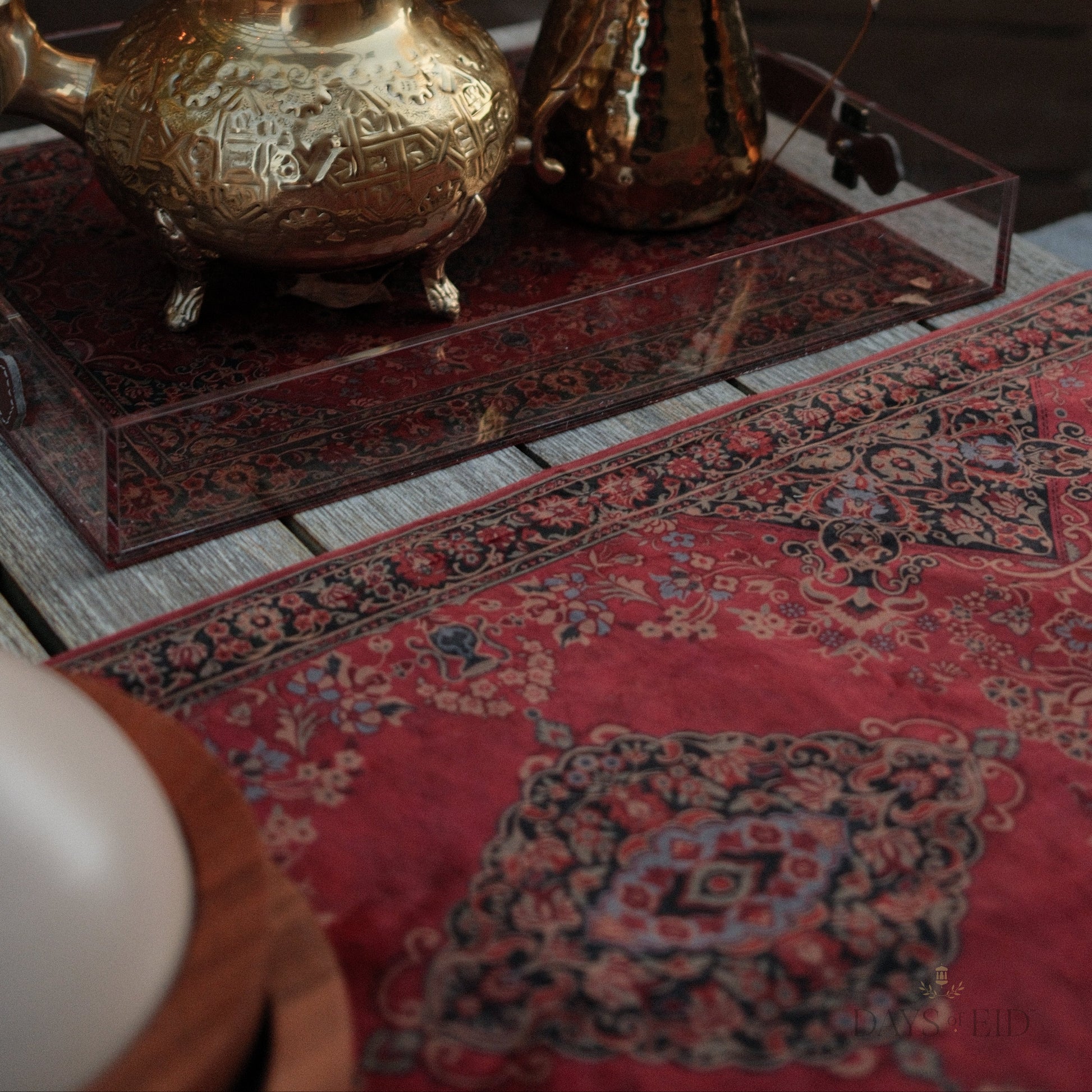 Kashan Table Runner - Days of Eid