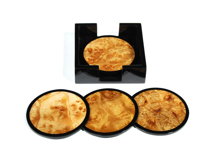 Round Coasters - Walnut Burl