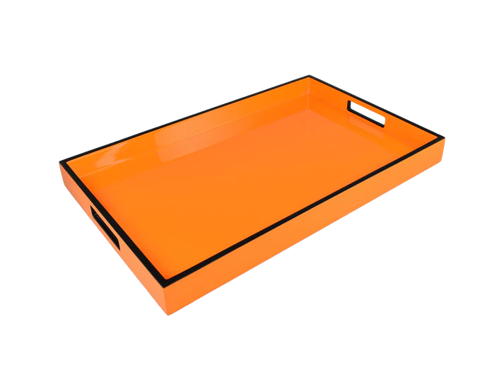 Orange with Black Trim - Breakfast Tray