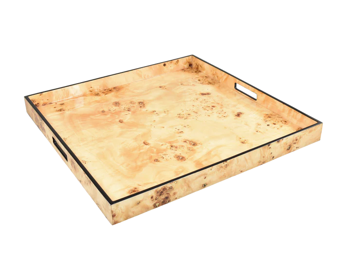 Mappa Burl - Large Square Serving Tray