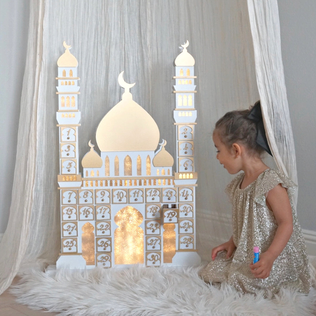  Ramadan Mubarak Advent Calendar 2023 DIY Countdown Calendars  Eid Decorations for Home Ramadan Ornament Kids Gift Wood : Home & Kitchen