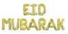 Eid Mubarak Balloon Gold