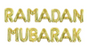 Ramadan Mubarak Balloon Banner