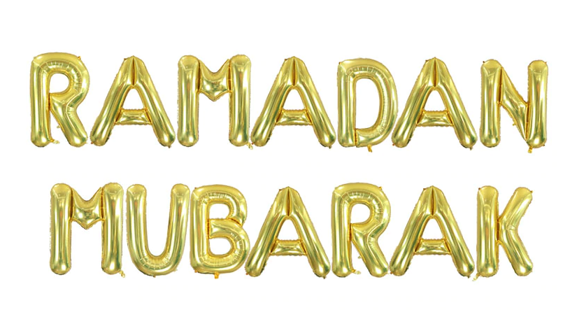 Ramadan Mubarak Balloon Banner